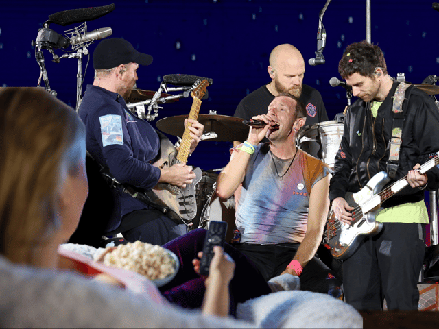 No need to shove, unless there's no room on the couch; for those who aren't heading to Glastonbury this week, there are plenty of other ways to follow the festival comprehensively without ruining your favourite pair of Hunters (Credit: Getty/Canva)