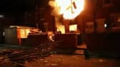 Willington property on fire after house explosion.