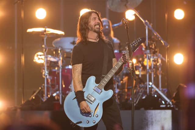  Foo Fighters frontman Dave Grohl performs onstage during the 2021 MTV Video Music Awards (Picture: Getty Images)