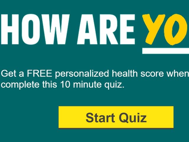 The How Are You? Health Quiz gives you advice on how to improve your health.