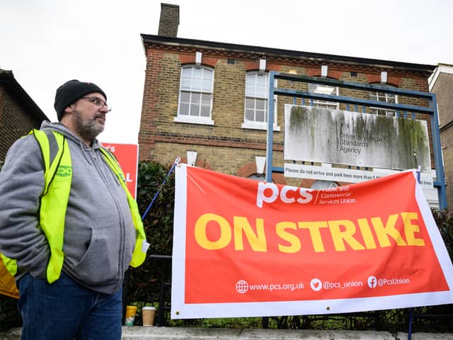 The PCS Union, which represents civil servants, will stage further strike action in March. (Credit: Getty Images)