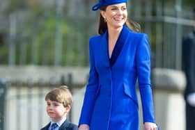 Prince Louis and his mother Princess Kate 