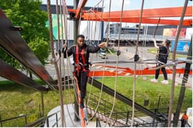One of the many exciting features at the Bear Grylls Adventure Centre  (The Bear Grylls Adventure Centre)