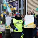 Prospect members on a picket line (Photo: Prospect)