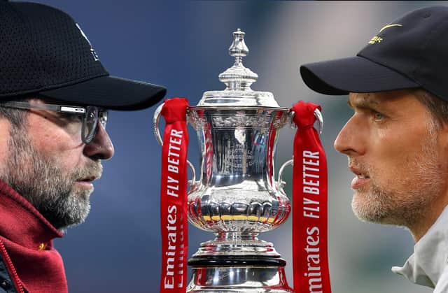Liverpool manager Jurgen Klopp will try to outwith Chelsea manager Thomas Tuchel in the 150th FA Cup final (photo: Getty Images)