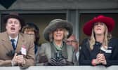 Camilla with son Tom (left) and daughter Laura (right)