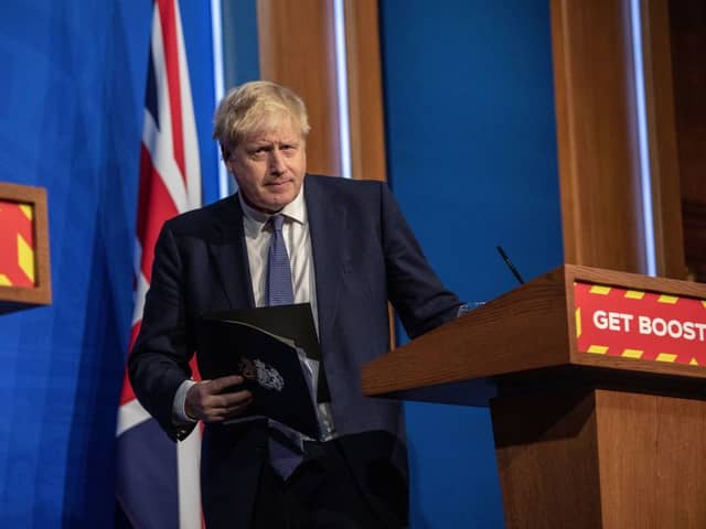 Boris Johnson to stick with ‘Plan B’ Covid measures despite mounting pressures (Photo by JACK HILL/POOL/AFP via Getty Images)
