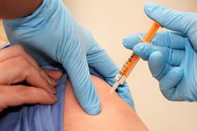 The Health Secretary urged all those eligible to take up the jab (Photo: LEWIS WHYLD/AFP via Getty Images)
