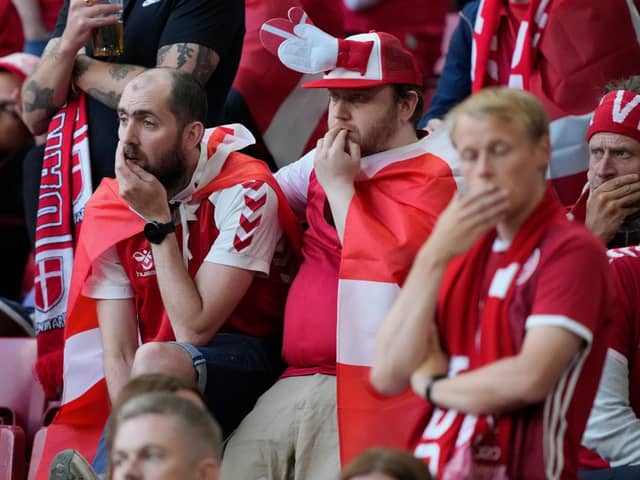 Fans were visibly distressed by the scenes (Getty Images)