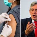 Gordon Brown has called for the mass vaccination of the world to be the primary focus of the G7 summit (Photos: Getty Images and Shutterstock)