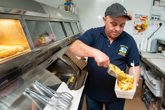 Amadeu Catanho, Owner of Crispy Cod Fish Bar, Bristol. 