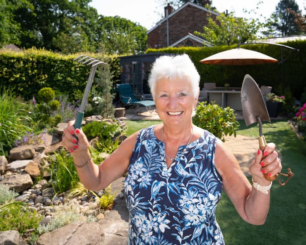 Karen Brooke, of Cheshire, has turned her overgrown garden into a botanical haven on the cheap.