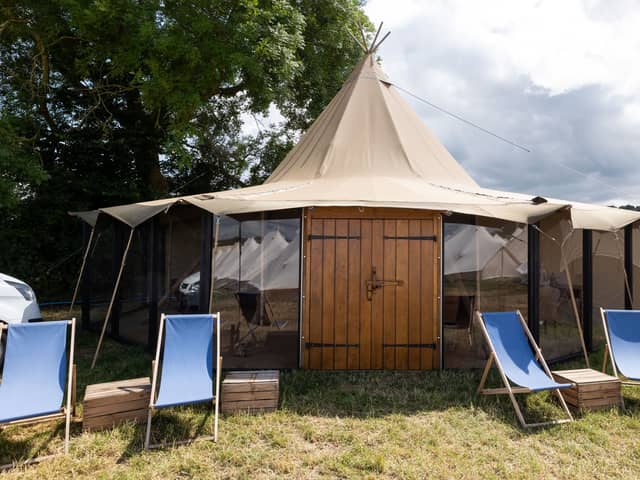 Glastonbury 2023: Inside the premium £24,000 ‘tent’ - complete with nearby swimming pool & dining lounge 