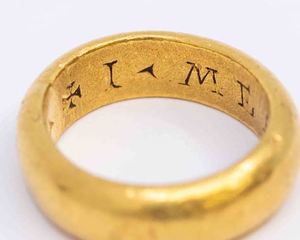 Andy Taylor, 57, dug up the 460-year-old ring on farmland in Rushcliffe, Nottingham, around 27 miles from Sherwood Forest. 