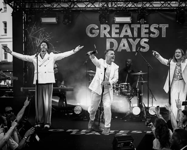 Take That's "Greatest Days" World Premiere at the Odeon Luxe Leicester Square on June 15, 2023 in London, England. (Photo by Gareth Cattermole/Getty Images)