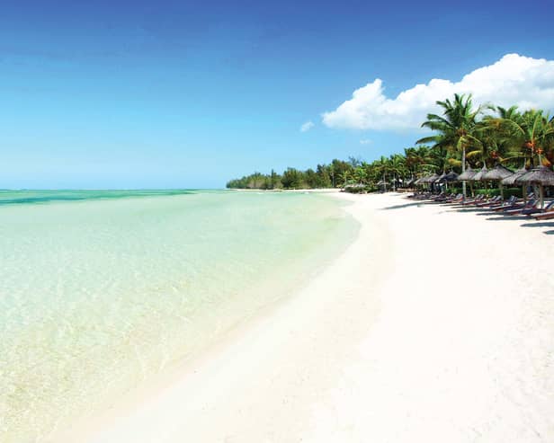 The pristine beaches of Bel Ombre