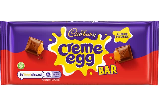 Cadbury's brand-new Creme Egg Bar.