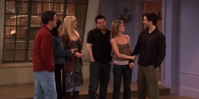 Friends: The final scene.