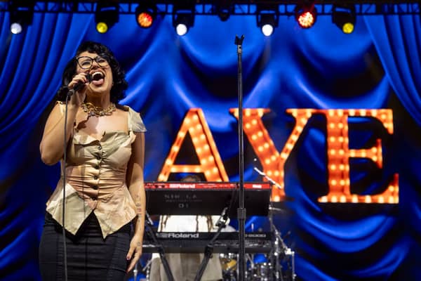 RAYE performing at Coachella 2024; the British record-maker is one of many big names set to visit Luton this weekend as part of Radio 1's Big Weekend event (Credit: Getty Images)