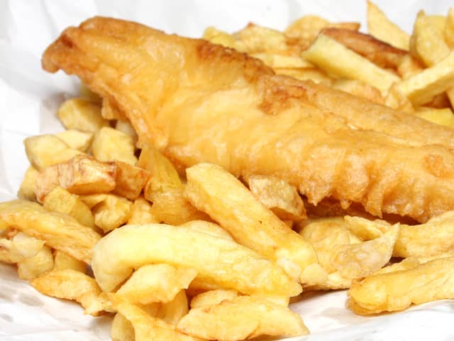 Fish and chips.