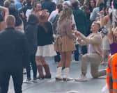 Taylor Swift Eras Tour show sees couple get engaged.