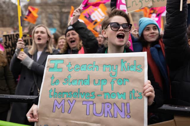 Tens of thousands of teachers took part in strike action over pay conditions last year (Photo: Dan Kitwood/Getty Images)