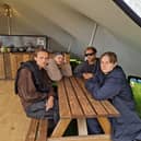 Wunderhorse before making their Boardmasters main stage debut