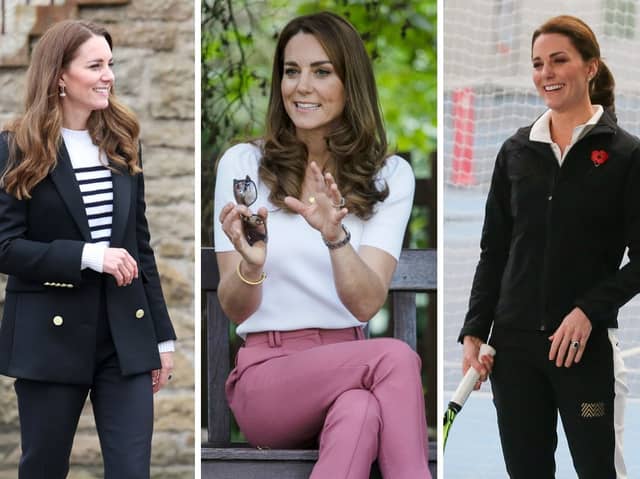 Kate Middleton looks stylish whatever she wears - even when she's wearing trainers