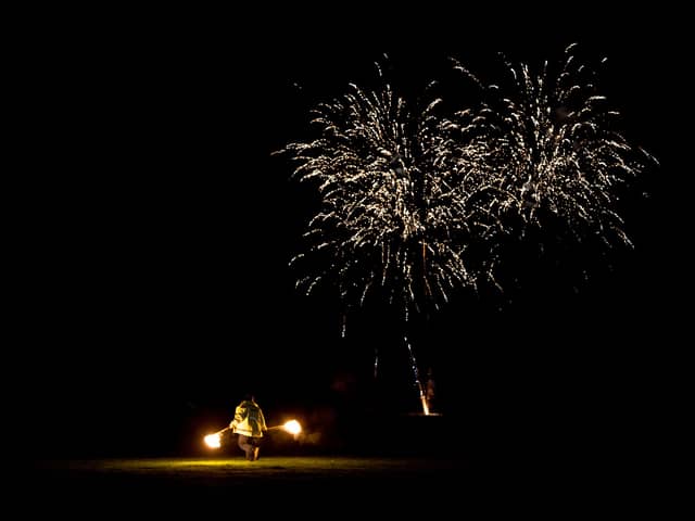 Bonfire Night is celebrated with firework displays across the UK. 