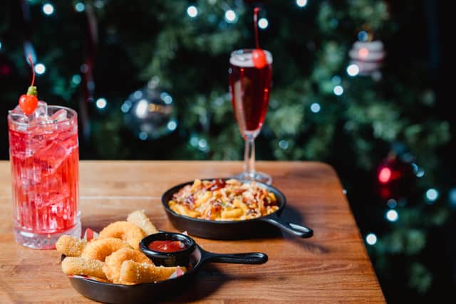 Starters include the "Merry Cheesy Christmas"