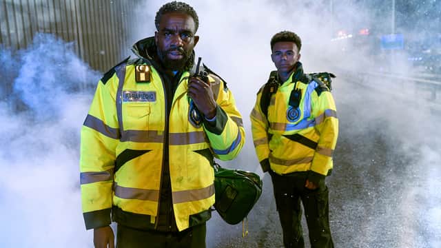 Casualty Christmas special first look. Photo: BBC