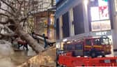 Storm Darragh causes disruption and damage across the UK.