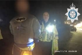 Man dressed as Batman is arrested for drink driving.