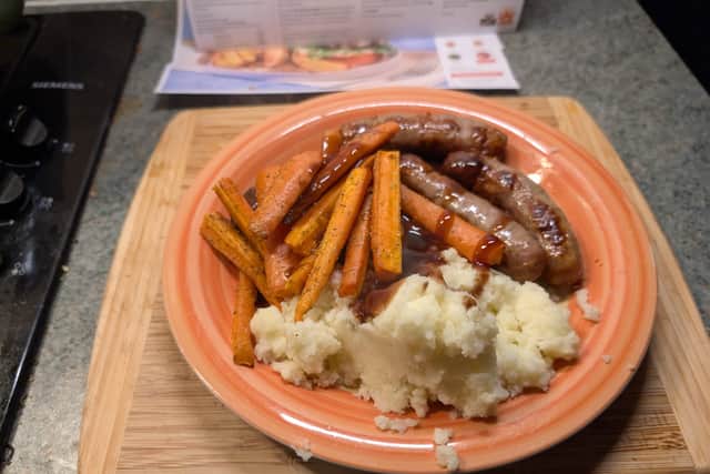 ...and the meal was delicious
