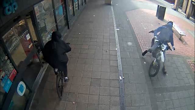 Ramarni Spencer and Pharrell McLennon blasted the victim at close range as they rode through a shopping centre in broad daylight.