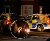 Stolen car crashes into wall...and gets seized