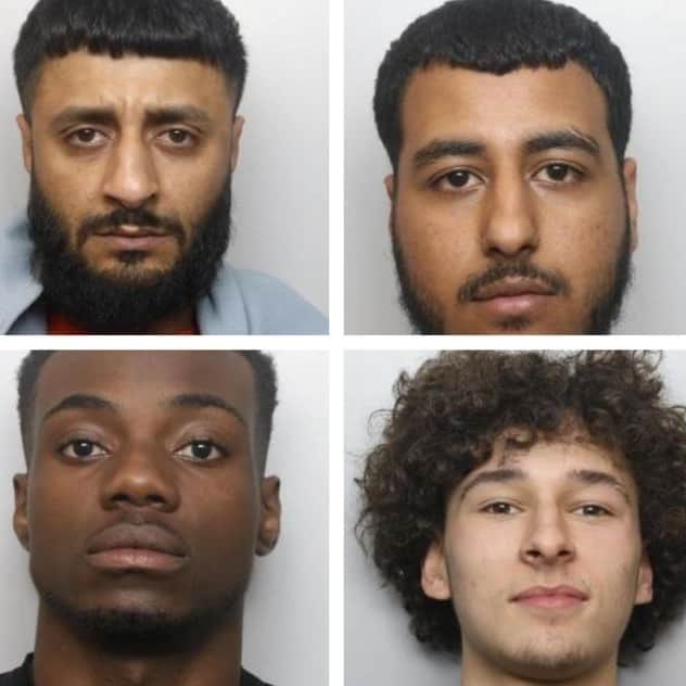 Top - Mohammed Othman, Sanad Ali. Bottom - Christian Mayamba, Callum Mayo.