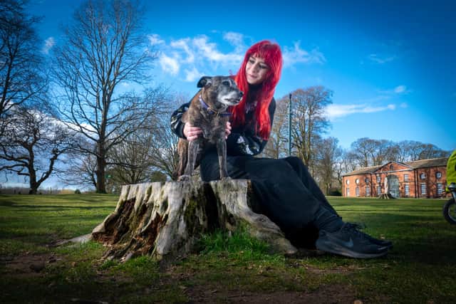 Linzi McLean from Chorley believes her lovely 22-year-old pet Staffy Sasha could be Britain's oldest dog