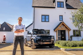 The Hampshire home is a new-build, in a stunning new development