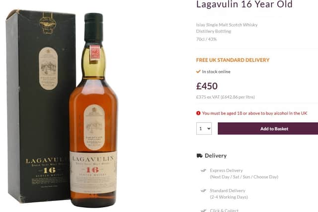 It's all in the age of the bottle - this one was filled in the 1990s