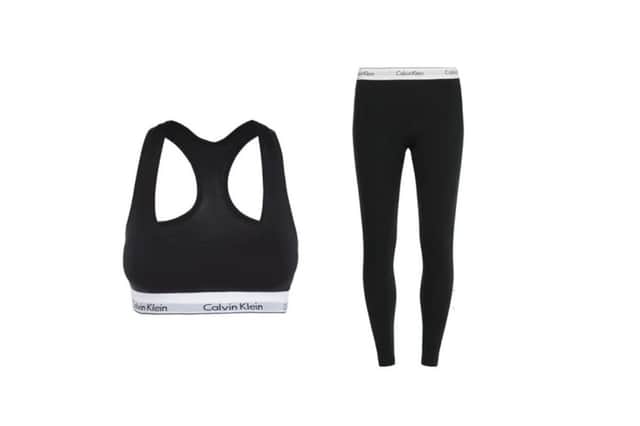 Calvin Klein Women’s Black Bralette & Leggings Set
