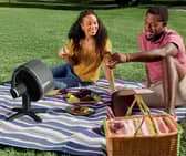 Perfect for picnics, Shark's Flexbreeze can run for up to 24 hours - and it's weatherproof