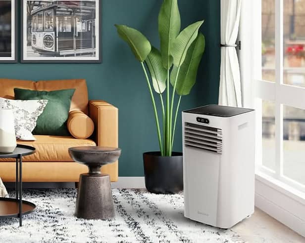 The MeacoCool MC Series Pro portable air conditioner blends easily into contemporary interiors while delivering powerful cooling.