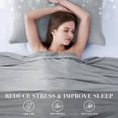 The Luxear cooling blanket is designed to reduce stress and improve sleep, with a silky soft finish that’s gentle on both skin and hair.