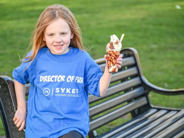 1,000 children aged 6-12 would eat three ice creams a day on holiday