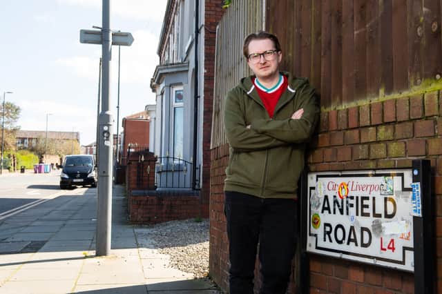 His Everton-supporting friends now encourage him to watch games, convinced that it means their local rivals will then lose