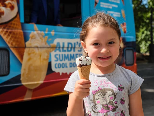 The average child tucks into three ice creams a week over the summer holidays