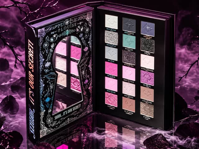 P.Louise's brilliantly spooky £45 Secrets in the Shadows Halloween palette opens to reveal 54 eyeshadows, with a clever light-up feature adding to the drama.