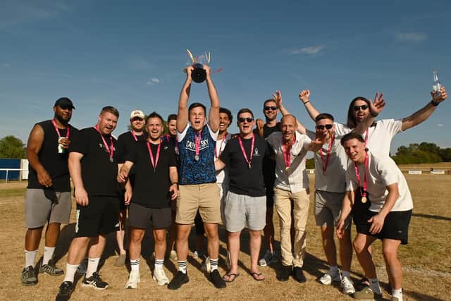 The football matches have raised more than £20,000 over the past three years