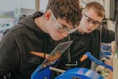 Students gain hands-on experience using engineering equipment as part of their practical training at The Bedford College Group. 